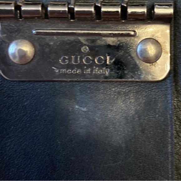 Gucci Vintage Black Leather Small Wallet / Key Case HOST PICK - Picture 8 of 11